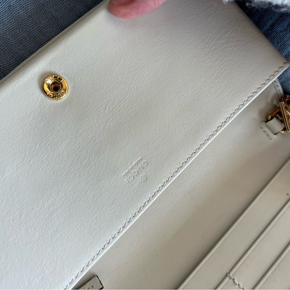 Vintage Gucci Horsebit 1955 Leather Wallet with Chain - Picture 2 of 10
